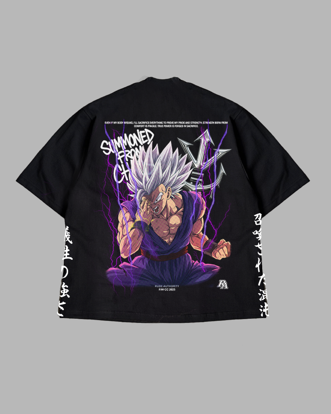 SUMMONED BY THE BEAST 'PREMIUM' OVERSIZED TEE
