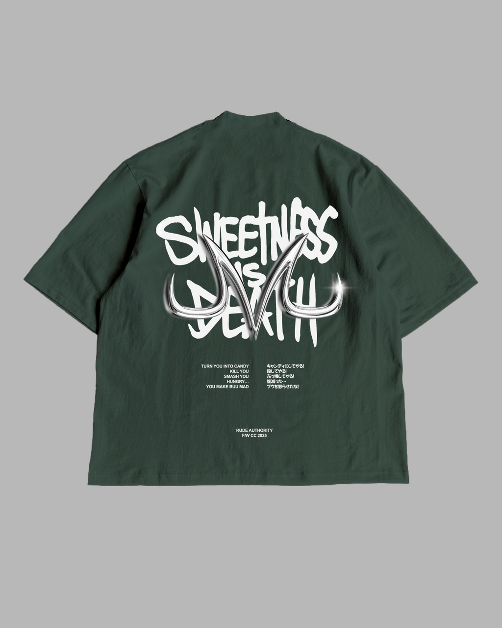 SWEETNESS IS DEATH 'PREMIUM' OVERSIZED TEE