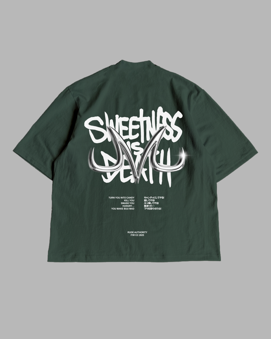 SWEETNESS IS DEATH 'PREMIUM' OVERSIZED TEE