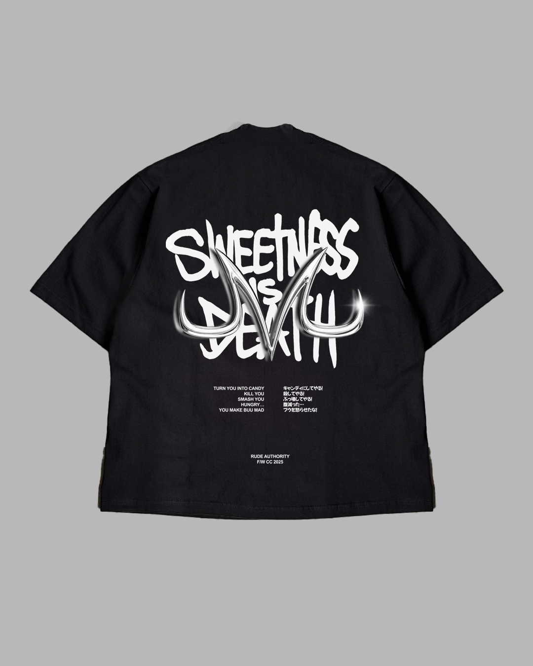 SWEETNESS IS DEATH 'PREMIUM' OVERSIZED TEE