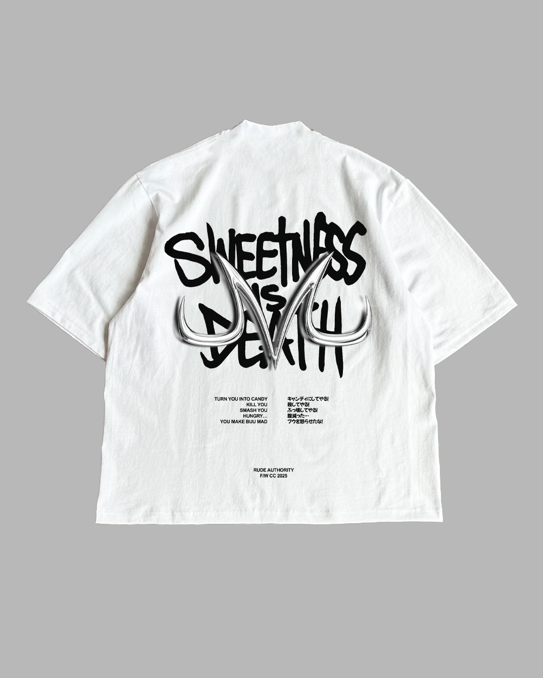 SWEETNESS IS DEATH 'PREMIUM' OVERSIZED TEE