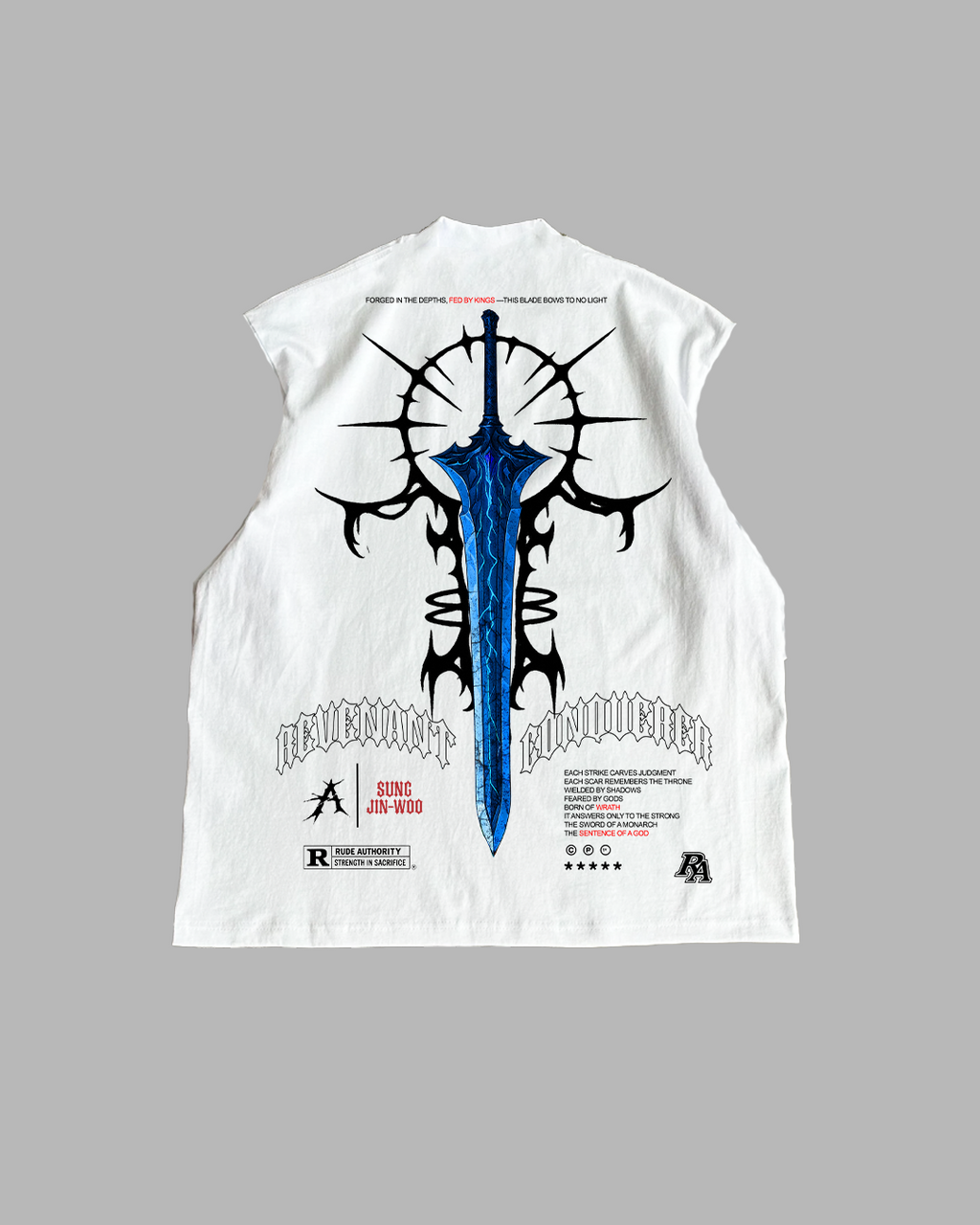 CONQUERERS SWORD PREMIUM OVERSIZED TEE