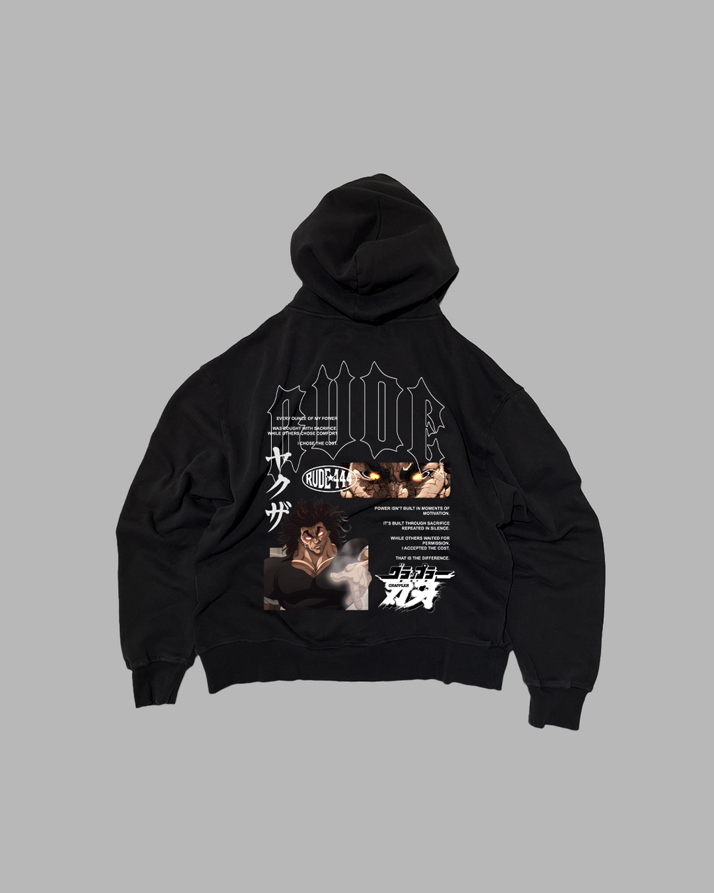 THRILL OF THE FIGHT 'PERFORMANCE' DROP SHOULDER HOODIE