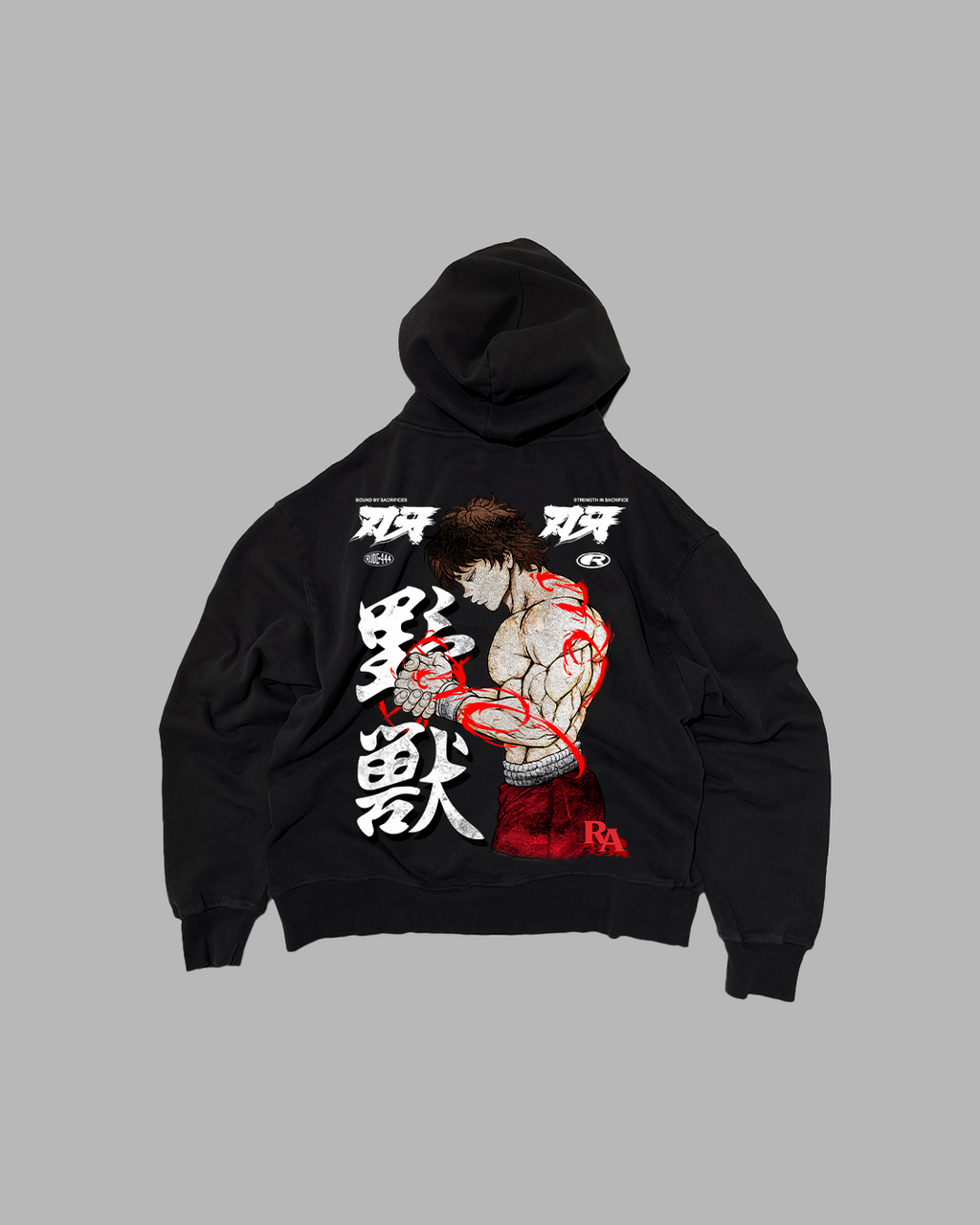 THRILL OF THE FIGHT 'PERFORMANCE' DROP SHOULDER HOODIE