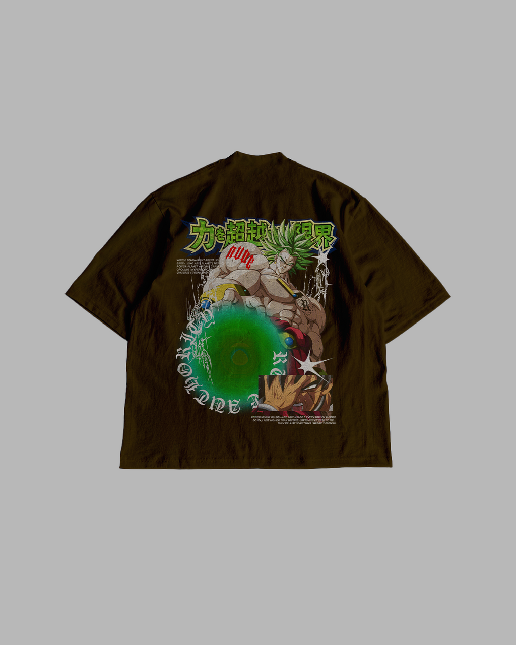 UNCHAINED FURY 'PREMIUM' OVERSIZED TEE
