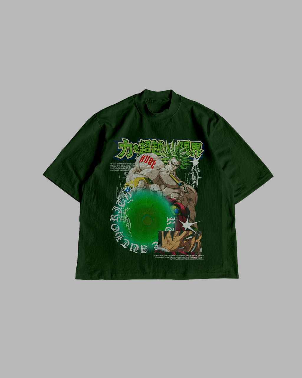 UNCHAINED FURY 'PREMIUM' OVERSIZED TEE