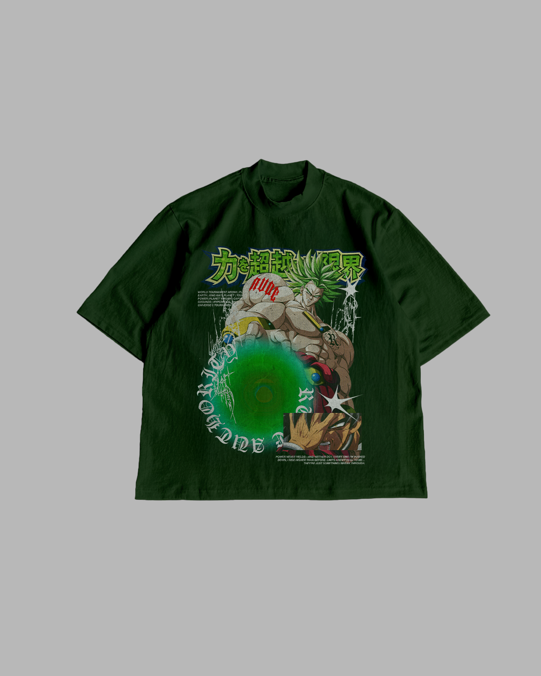 UNCHAINED FURY 'PREMIUM' OVERSIZED TEE