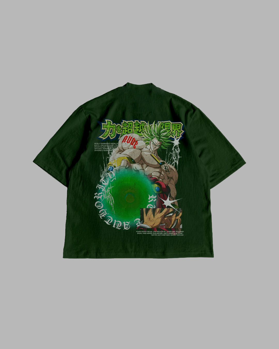UNCHAINED FURY 'PREMIUM' OVERSIZED TEE