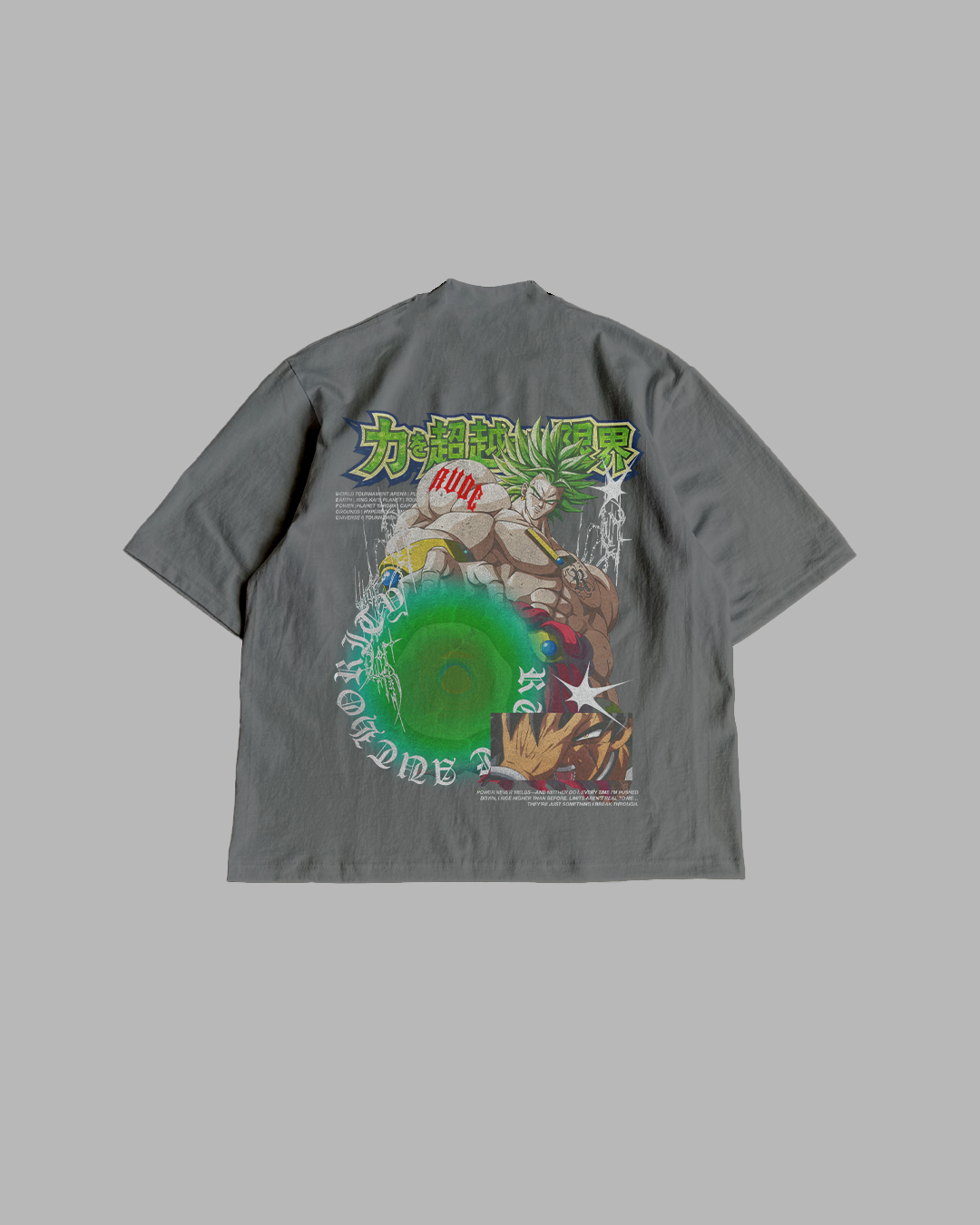 UNCHAINED FURY 'PREMIUM' OVERSIZED TEE