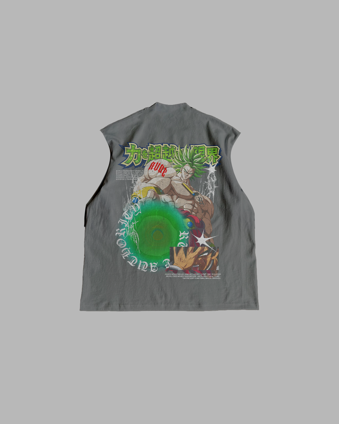 UNCHAINED FURY 'PREMIUM' OVERSIZED TEE