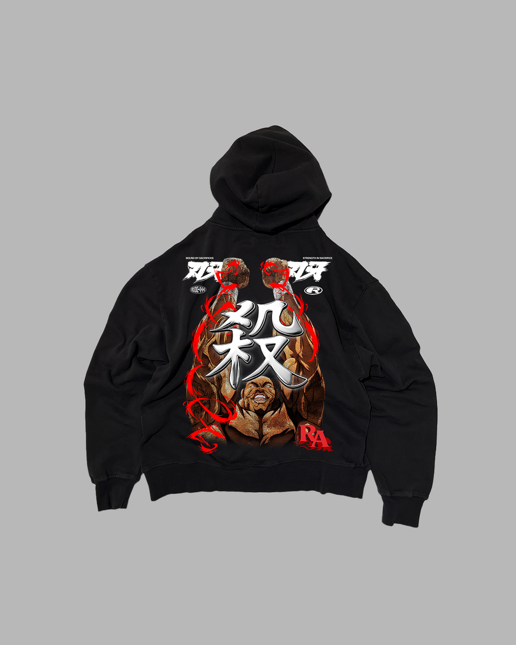 THRILL OF THE FIGHT 'PERFORMANCE' DROP SHOULDER HOODIE