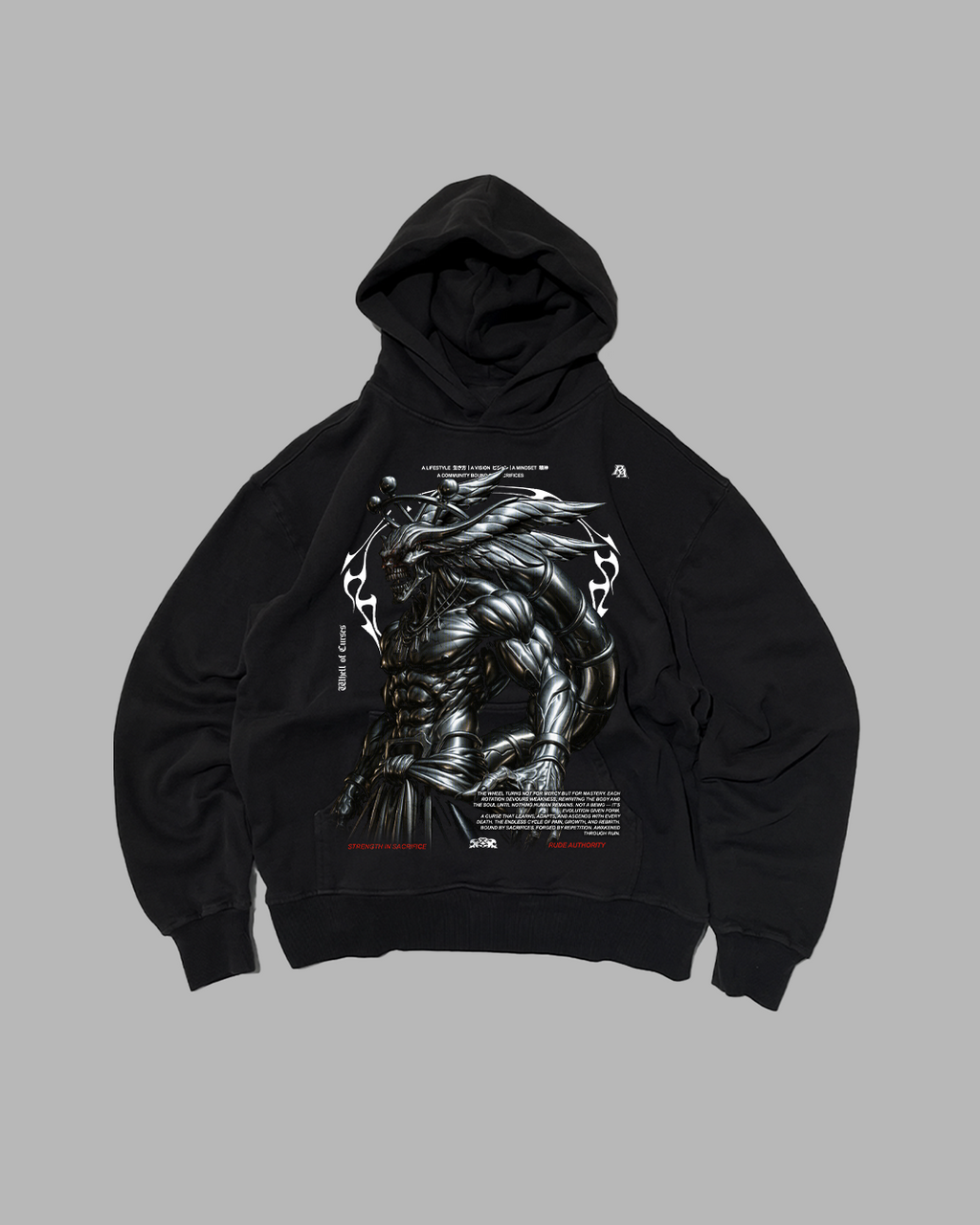 WHEEL OF CURSES PERFORMANCE HOODIE