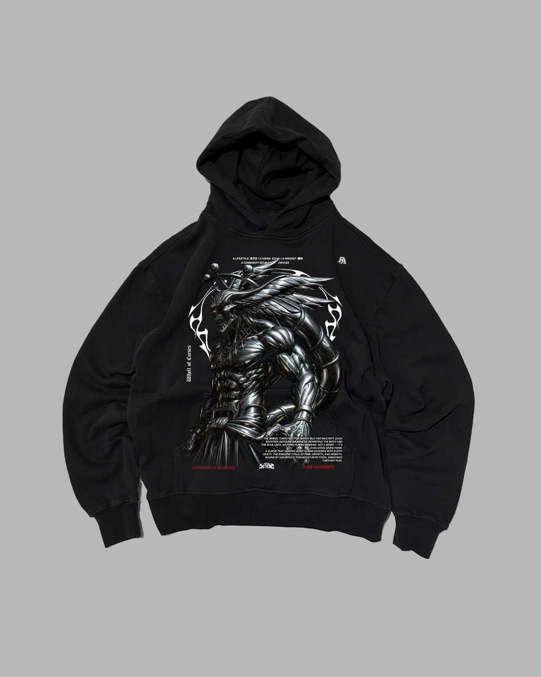 WHEEL OF CURSES PERFORMANCE HOODIE