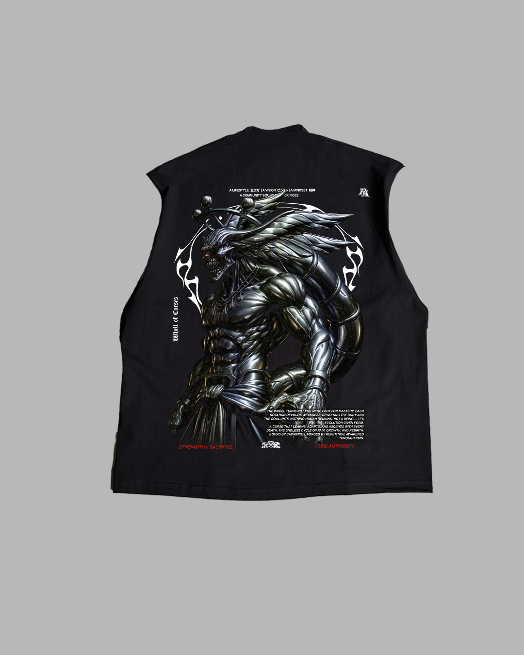 WHEEL OF CURSES 'PREMIUM' OVERSIZED TEE