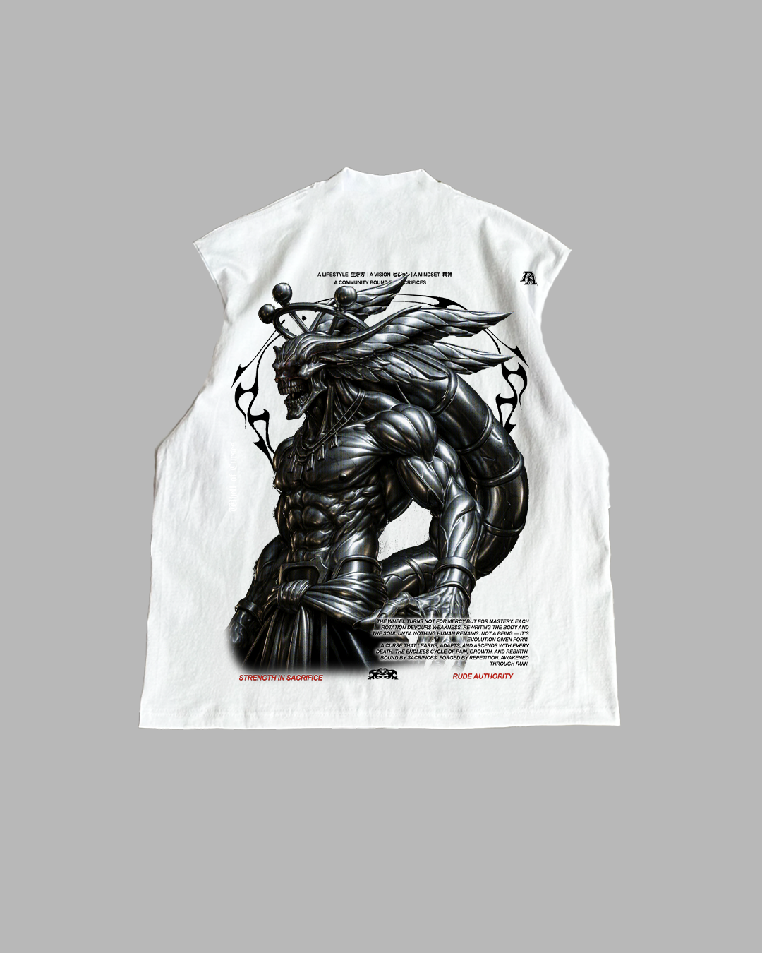 WHEEL OF CURSES 'PREMIUM' OVERSIZED TEE