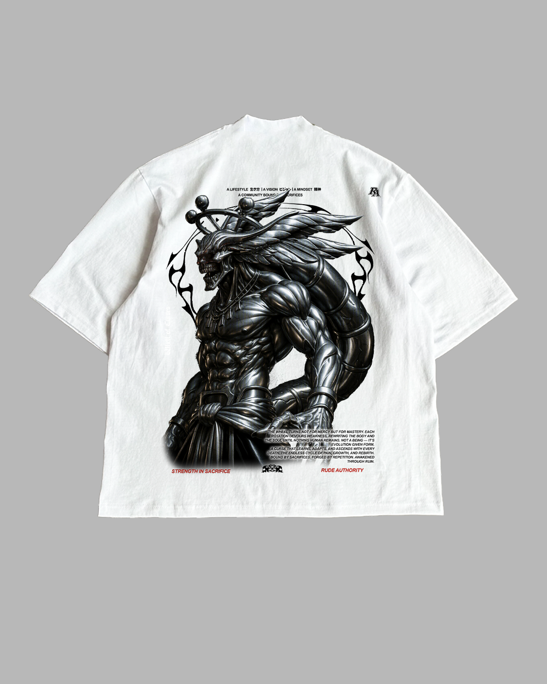 WHEEL OF CURSES 'PREMIUM' OVERSIZED TEE