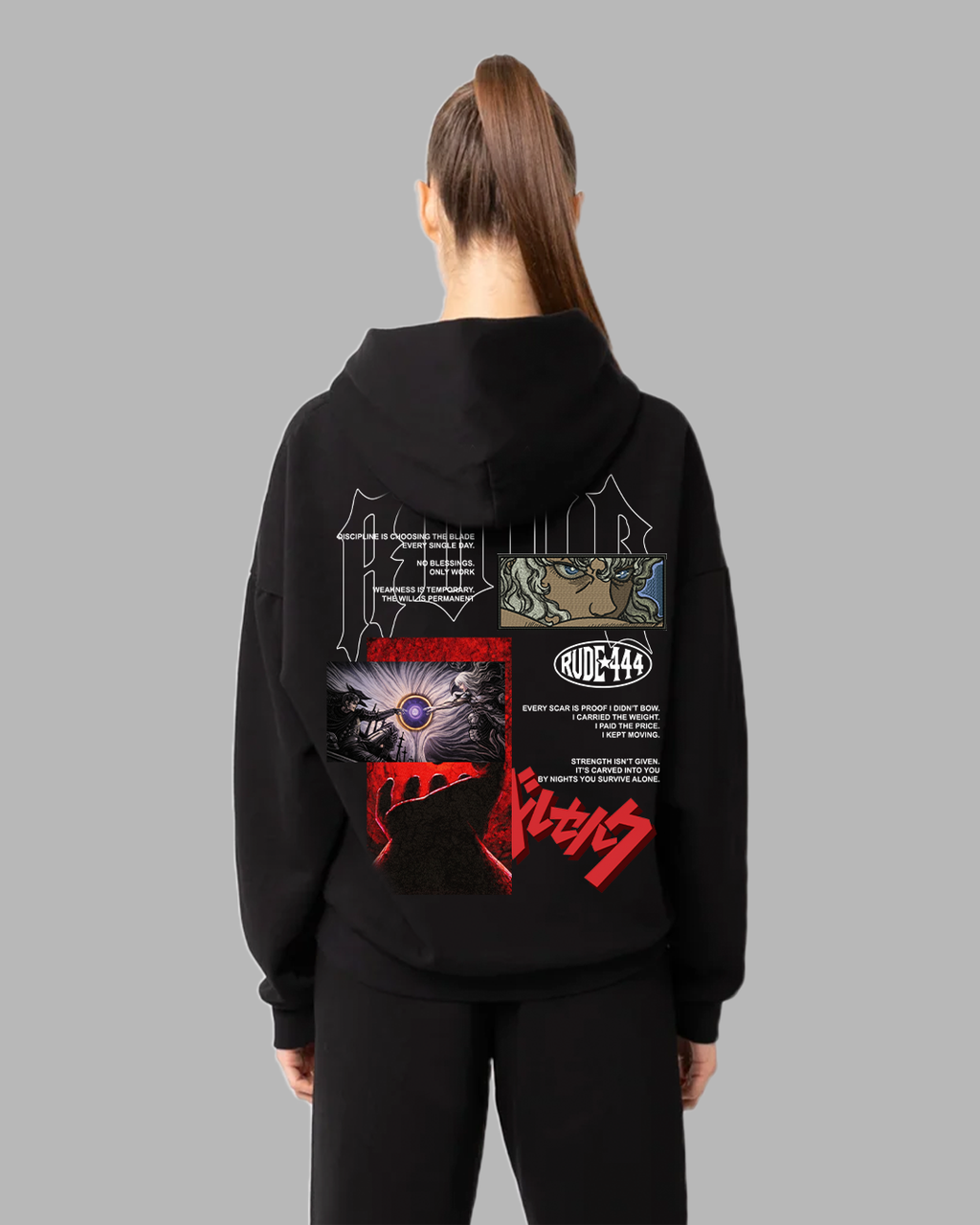 IRON PATH 'PREMIUM' DROP SHOULDER HOODIE