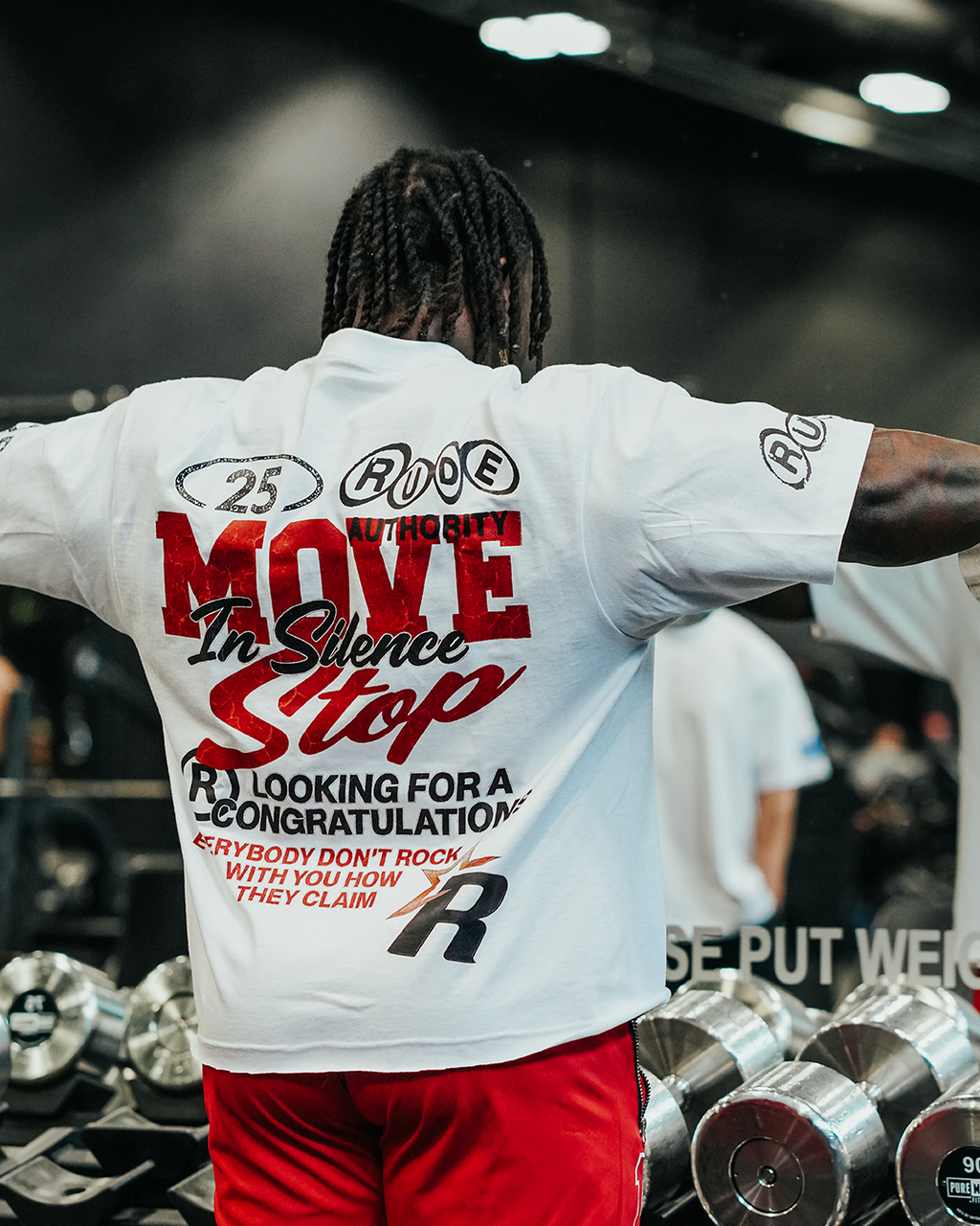 MOVE IN SILENCE 'PREMIUM' OVERSIZED BOX TEE