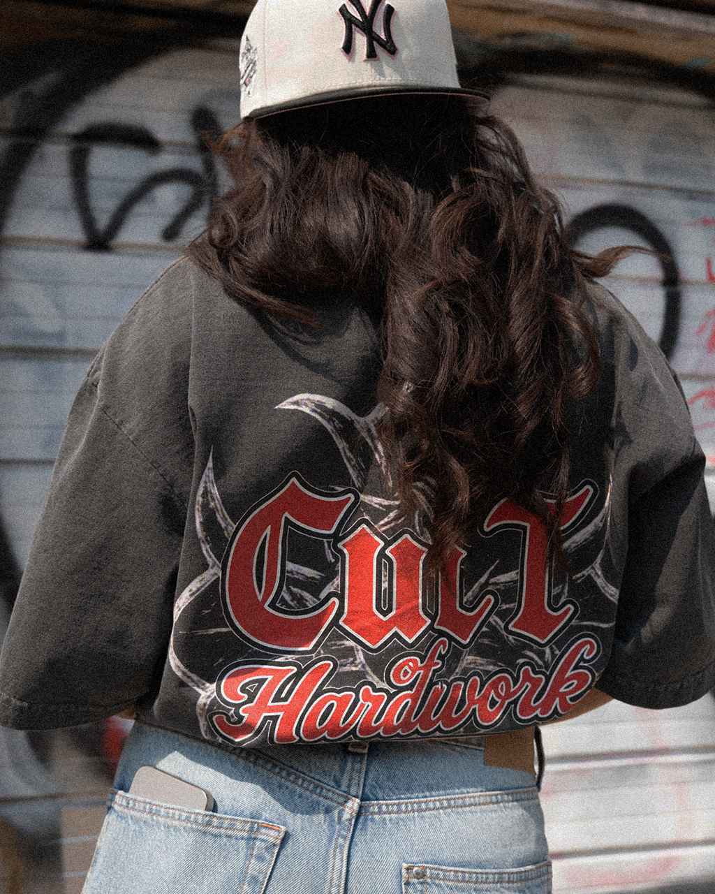 CULT OF HARD WORK 'PREMIUM' OVERSIZED BOX TEE