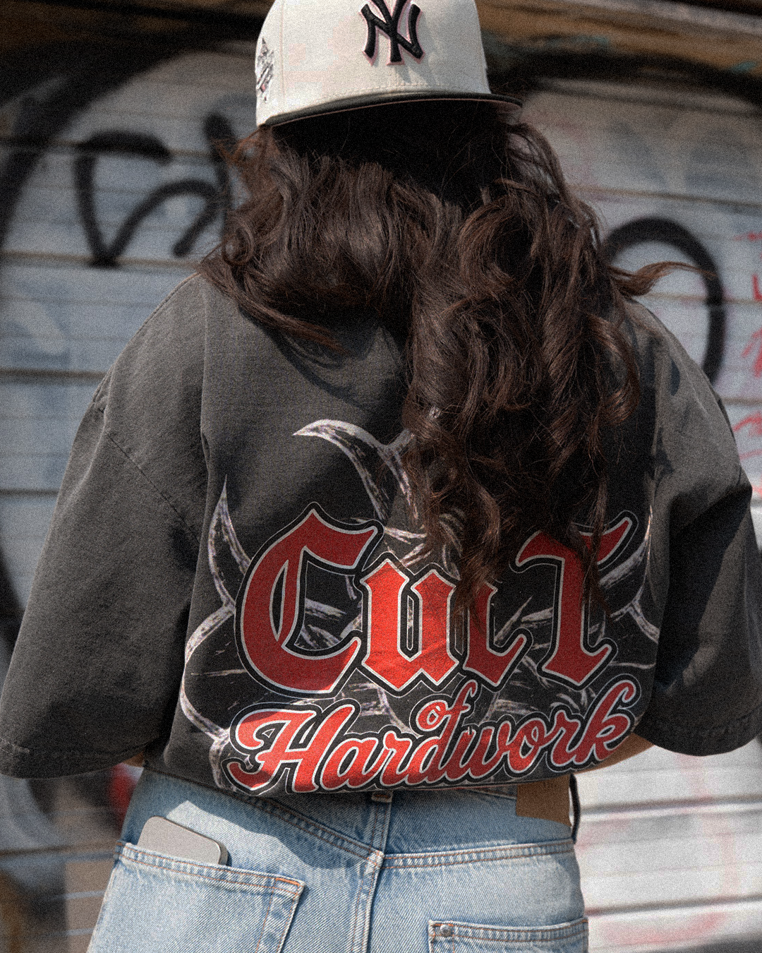 CULT OF HARD WORK 'PREMIUM' OVERSIZED BOX TEE