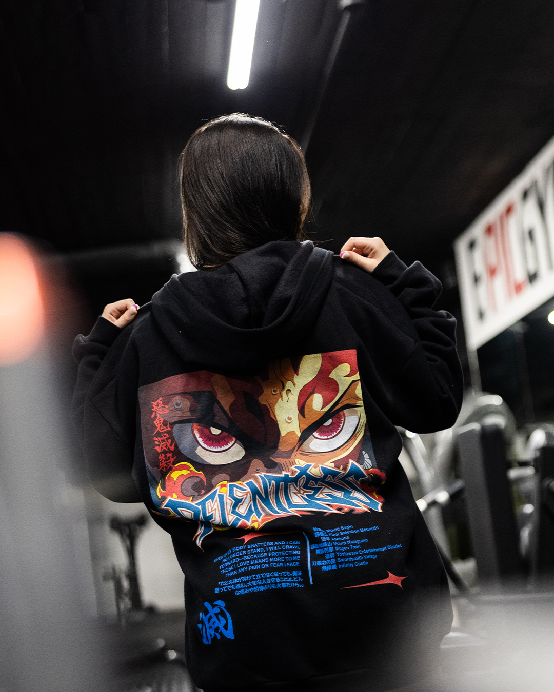 CRIMSON GAZE PERFORMANCE HOODIE