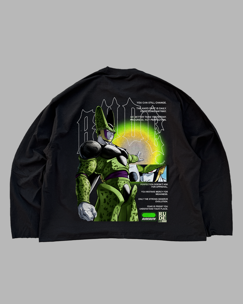 THERE ARE NO HEROES COMING - OVERSIZED LONG SLEEVE