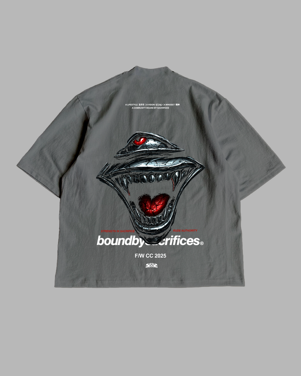 CURSED MONARCH 'PREMIUM' OVERSIZED TEE