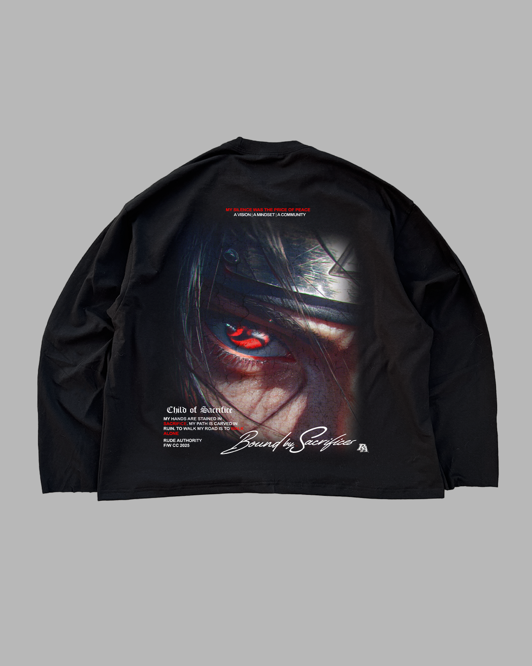 CHILD OF SACRIFICE 'PREMIUM' OVERSIZED LONG SLEEVE