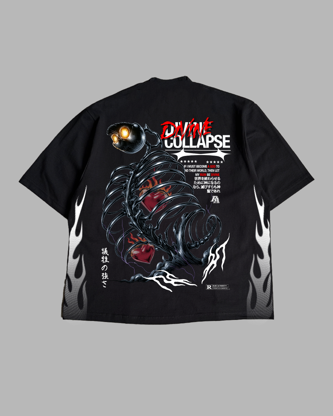 DIVINE COLLAPSE PREMIUM OVERSIZED TEE