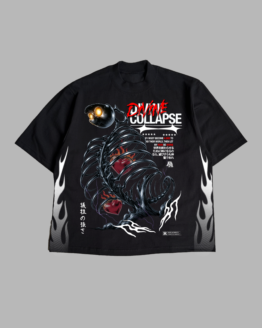 DIVINE COLLAPSE PREMIUM OVERSIZED TEE