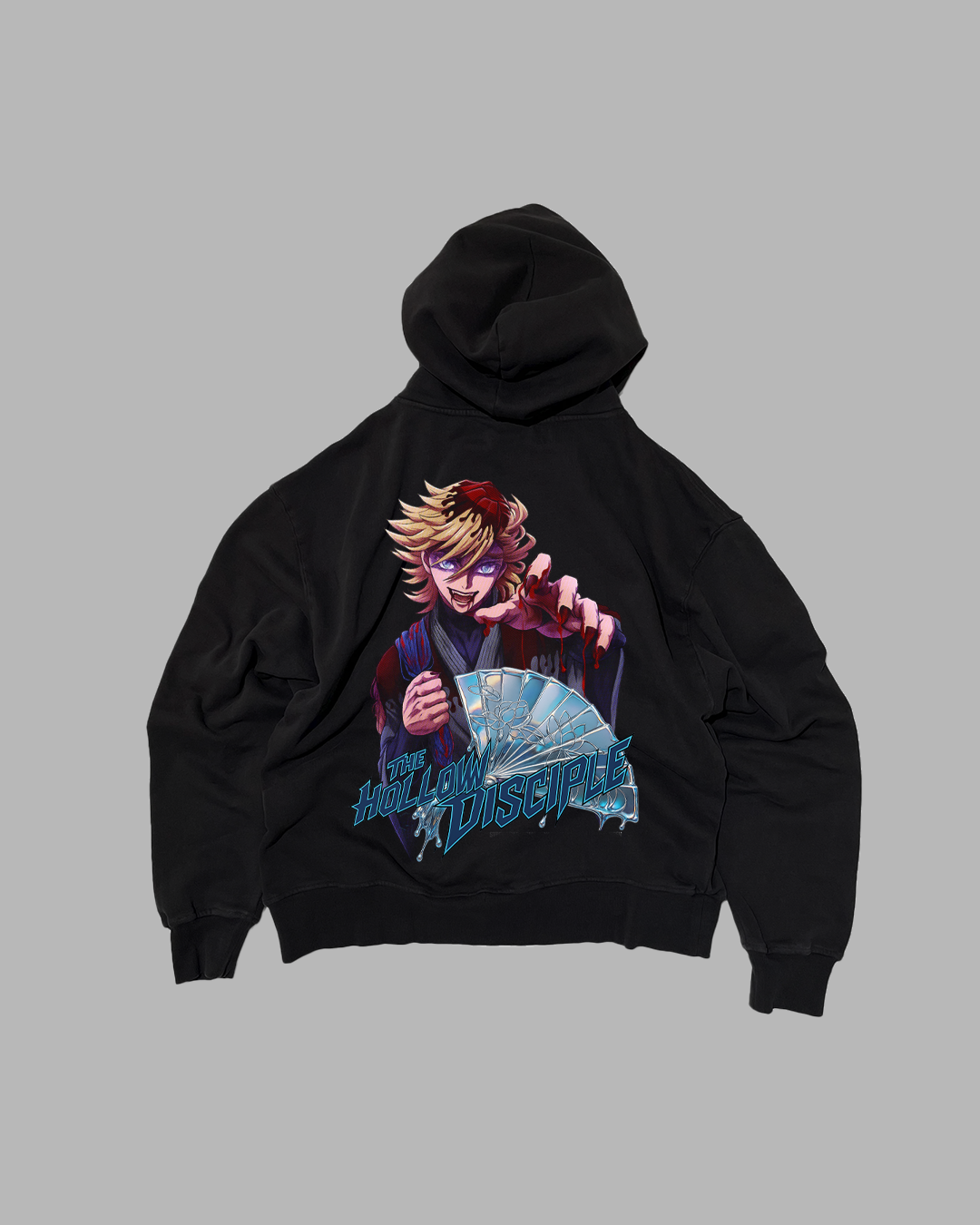 BLOOD PAIN ASHES 'PERFORMANCE' DROP SHOULDER HOODIE