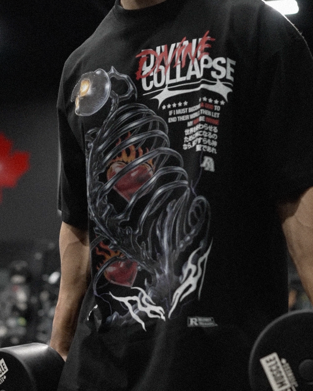 DIVINE COLLAPSE PREMIUM OVERSIZED TEE