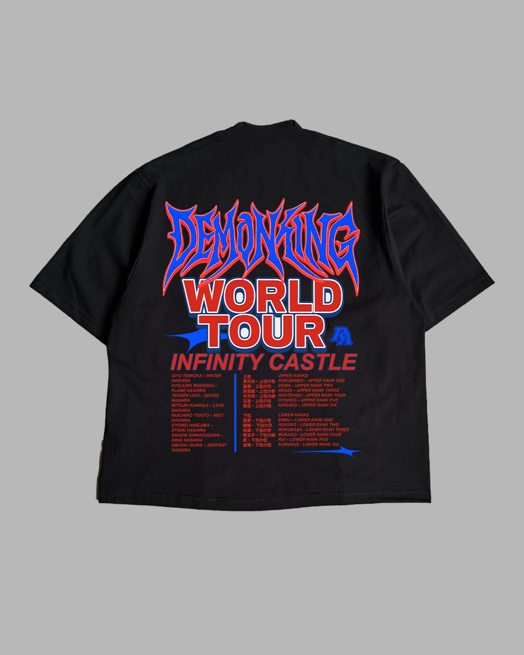 DEMON KING 'LEGACY' OVERSIZED TEE