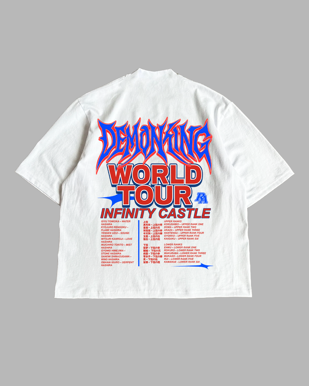 DEMON KING 'LEGACY' OVERSIZED TEE