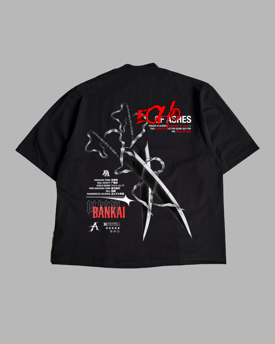 ECHO OF ASHES 'PREMIUM' OVERSIZED TEE