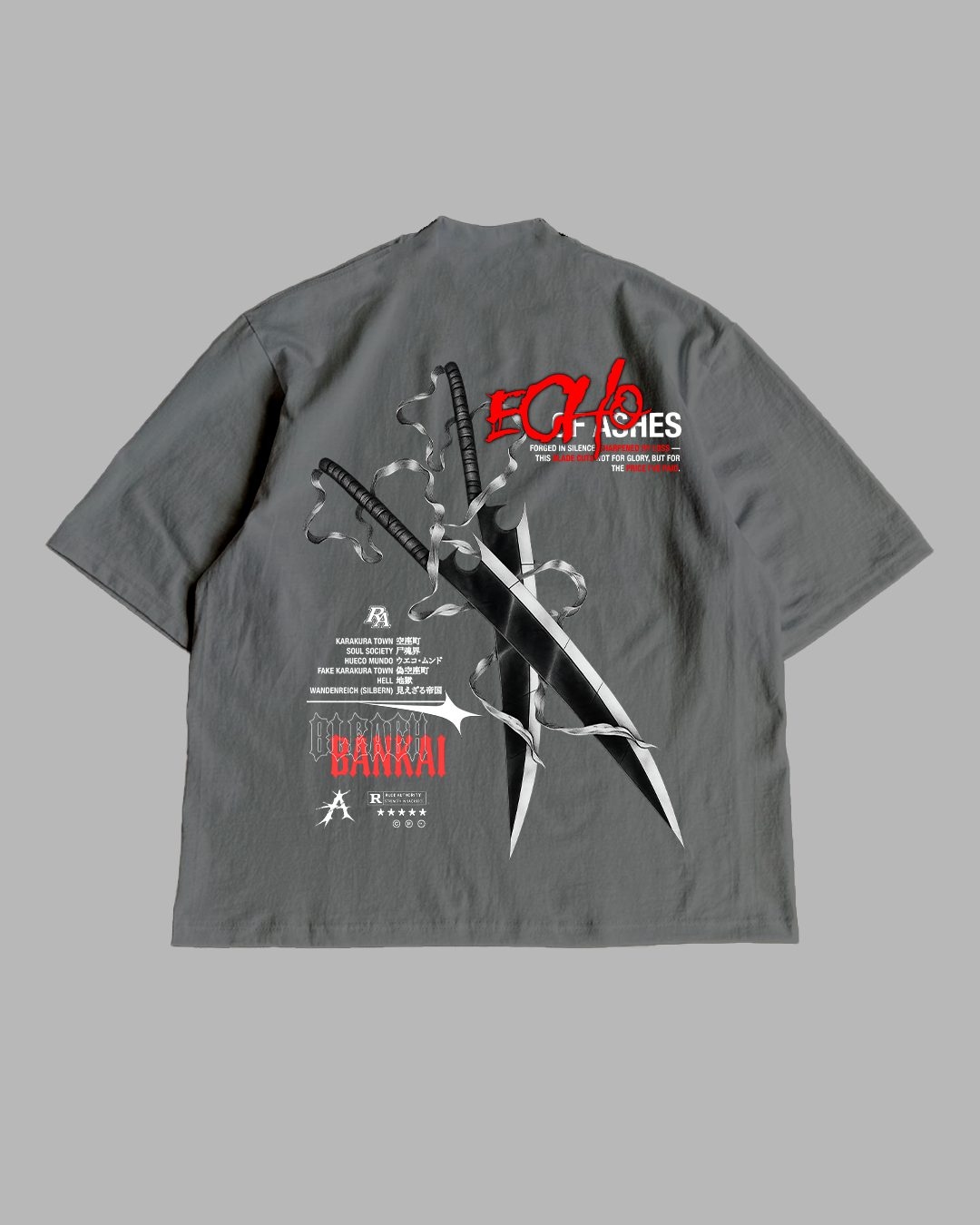 ECHO OF ASHES 'PREMIUM' OVERSIZED TEE