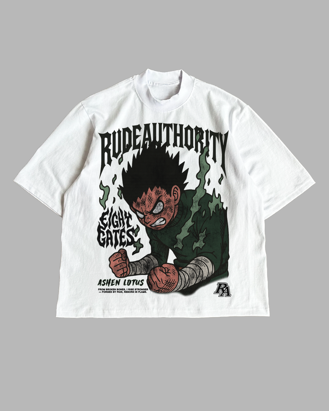 ASHEN LOTUS PREMIUM OVERSIZED TEE