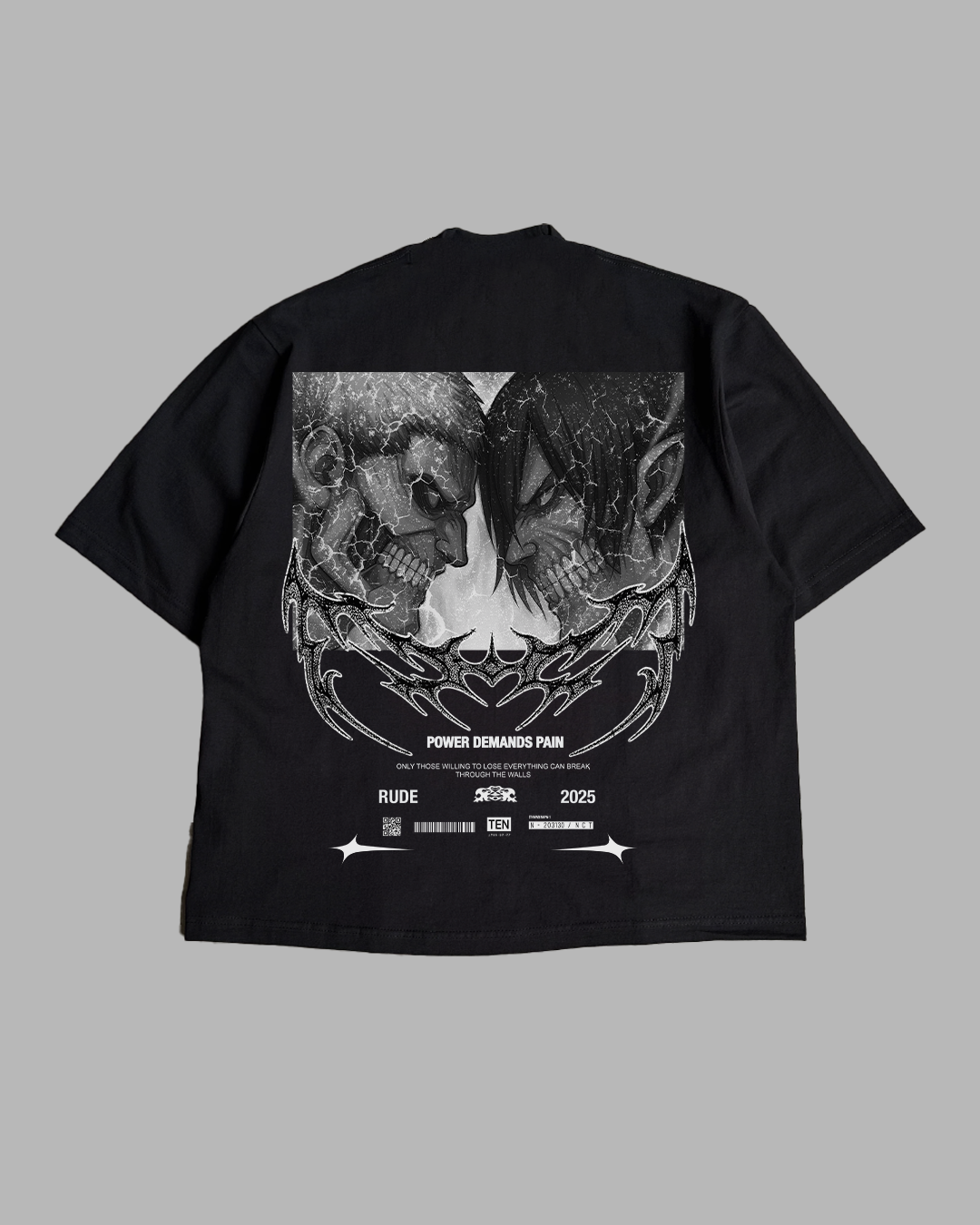 WRATH & RUIN PREMIUM OVERSIZED TEE