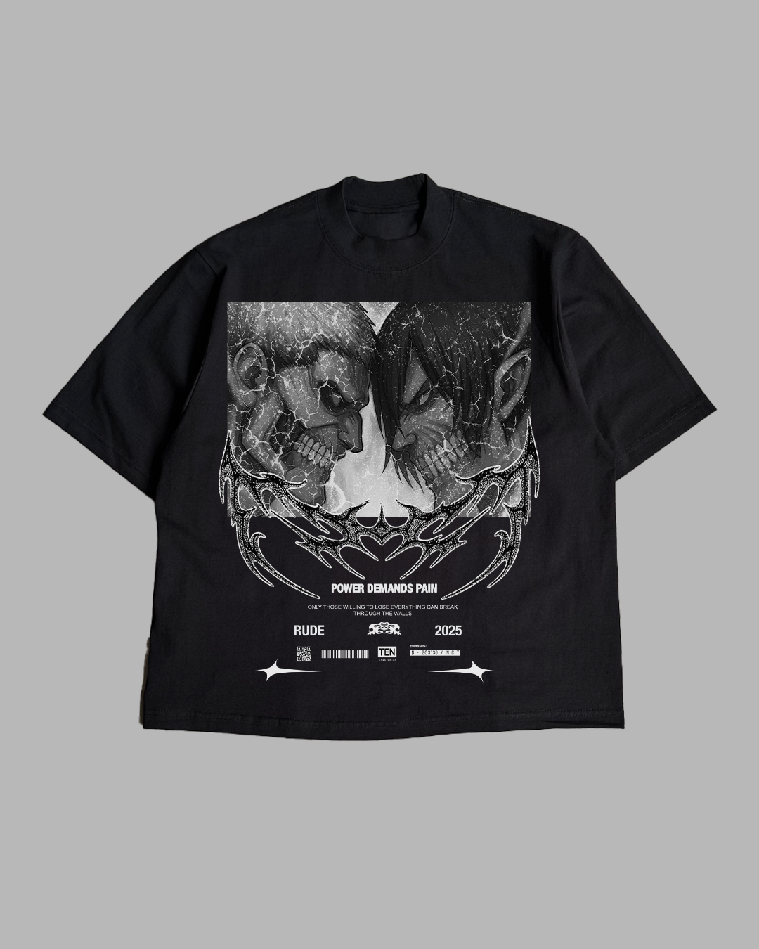WRATH & RUIN PREMIUM OVERSIZED TEE