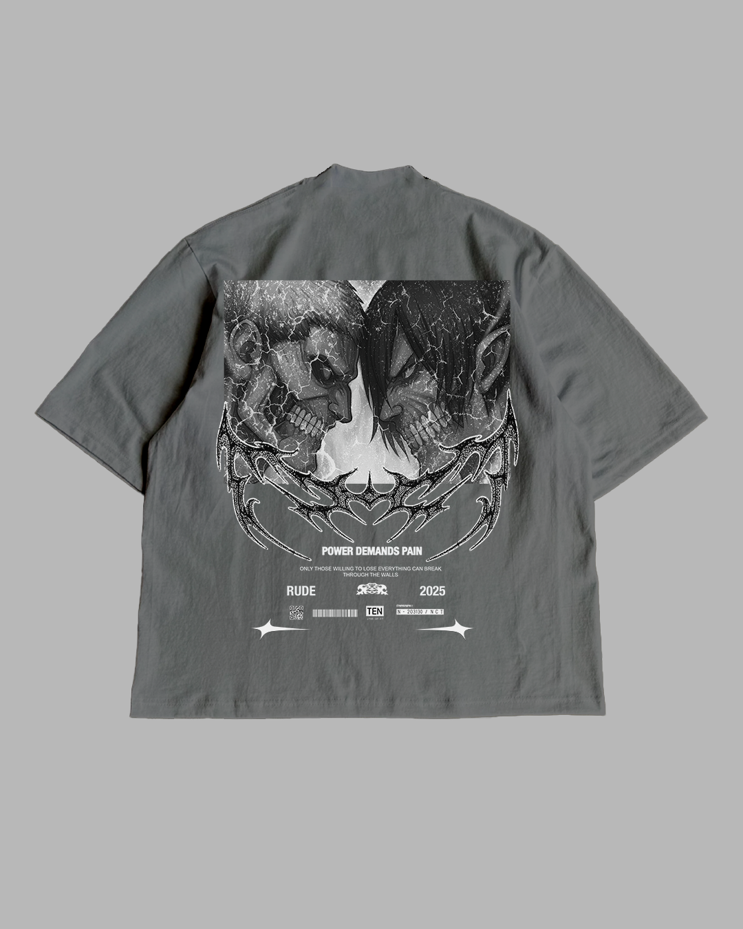 WRATH & RUIN PREMIUM OVERSIZED TEE