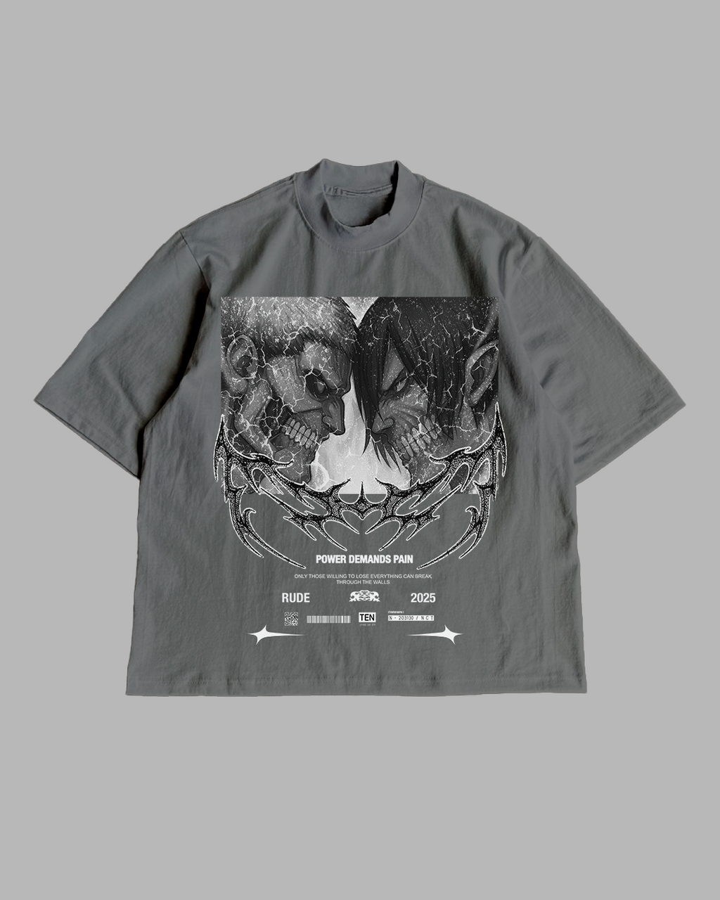 WRATH & RUIN PREMIUM OVERSIZED TEE