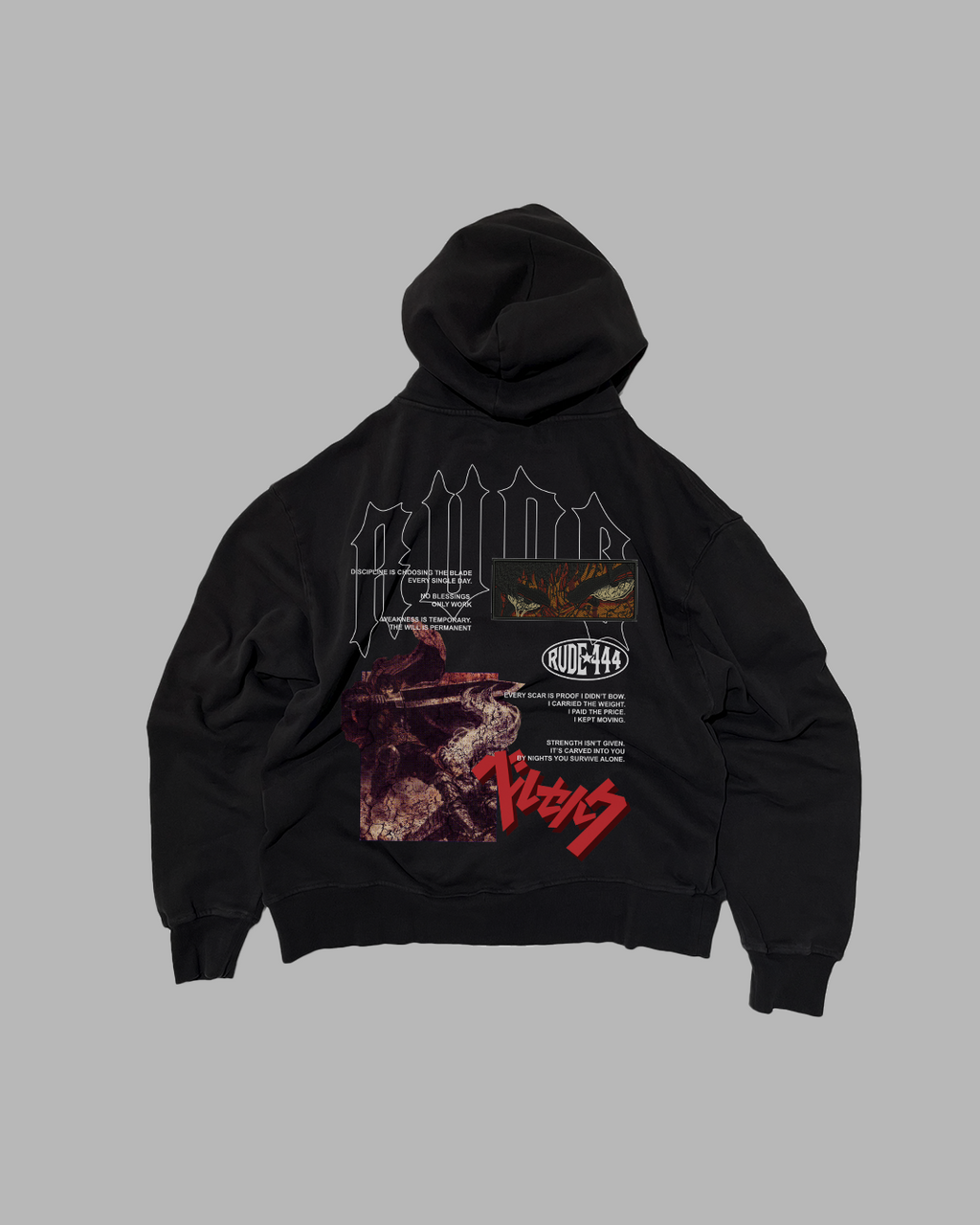IRON PATH 'PREMIUM' DROP SHOULDER HOODIE