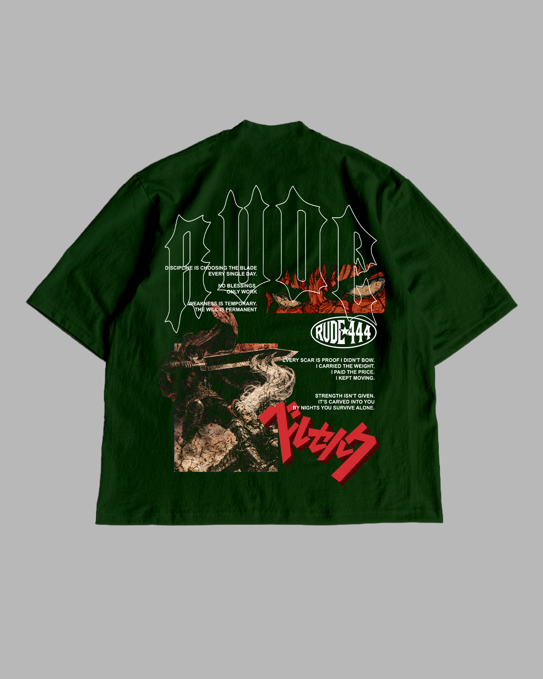 FORGED, NOT CHOSEN 'PREMIUM' OVERSIZED TEE