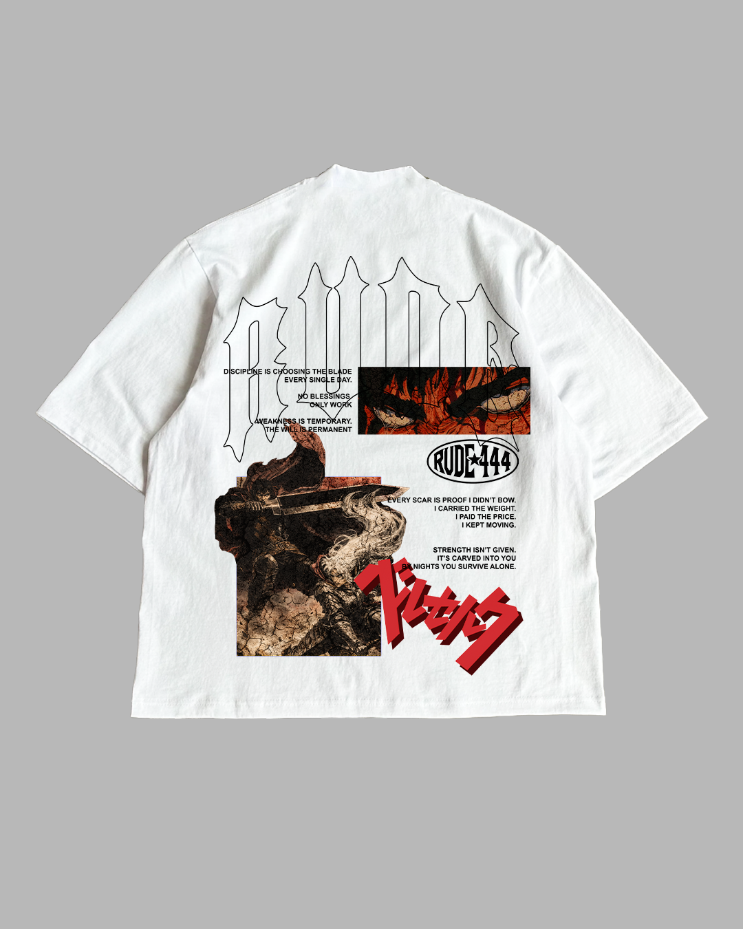 FORGED, NOT CHOSEN 'PREMIUM' OVERSIZED TEE