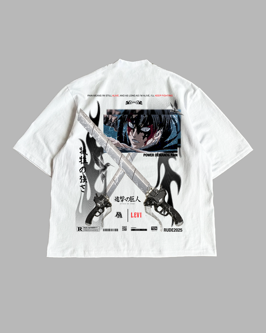 SILENT FURY PREMIUM OVERSIZED TEE