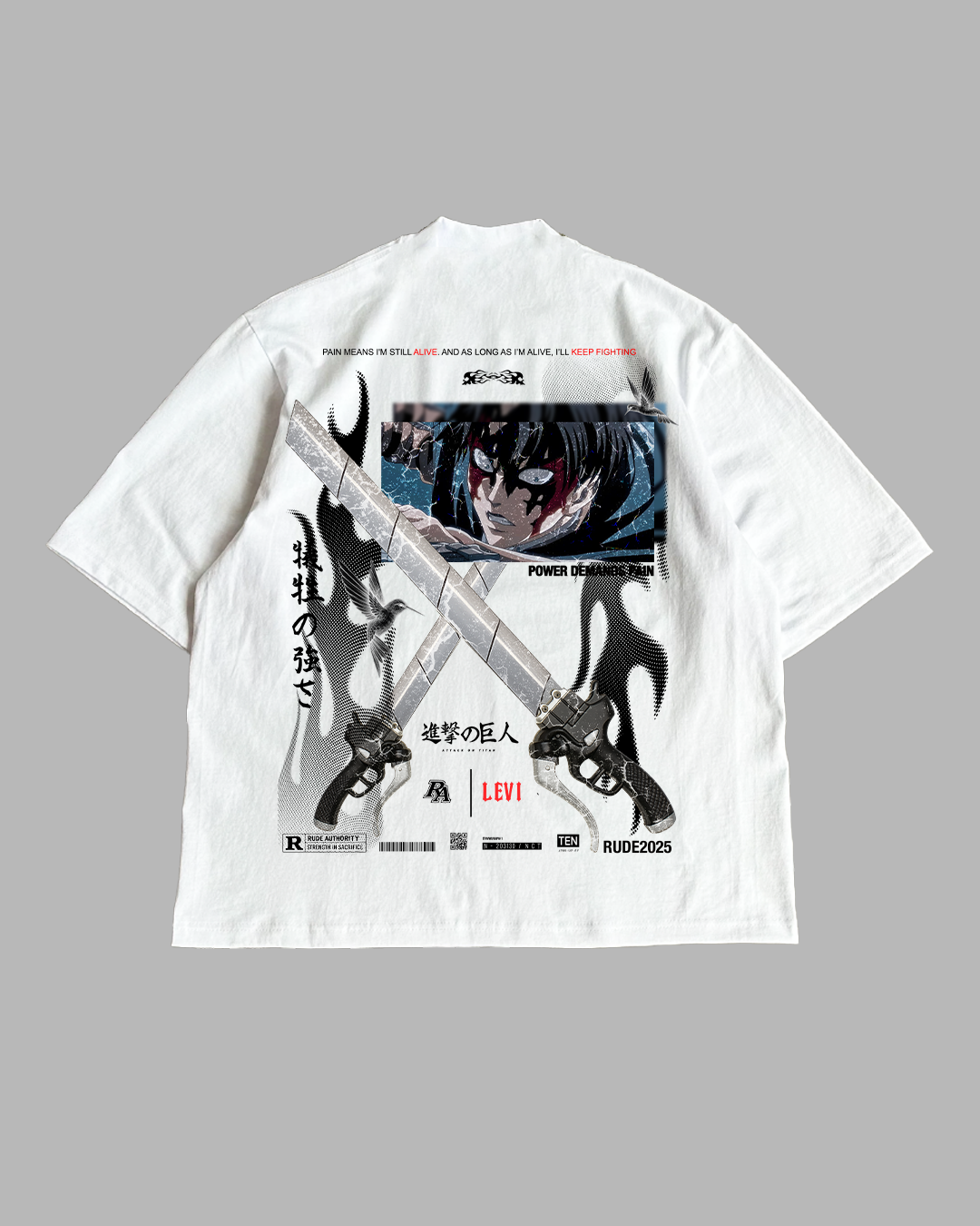 SILENT FURY PREMIUM OVERSIZED TEE