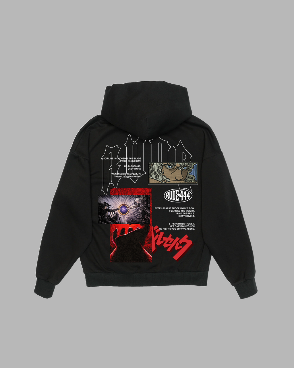 IRON PATH 'PREMIUM' DROP SHOULDER HOODIE