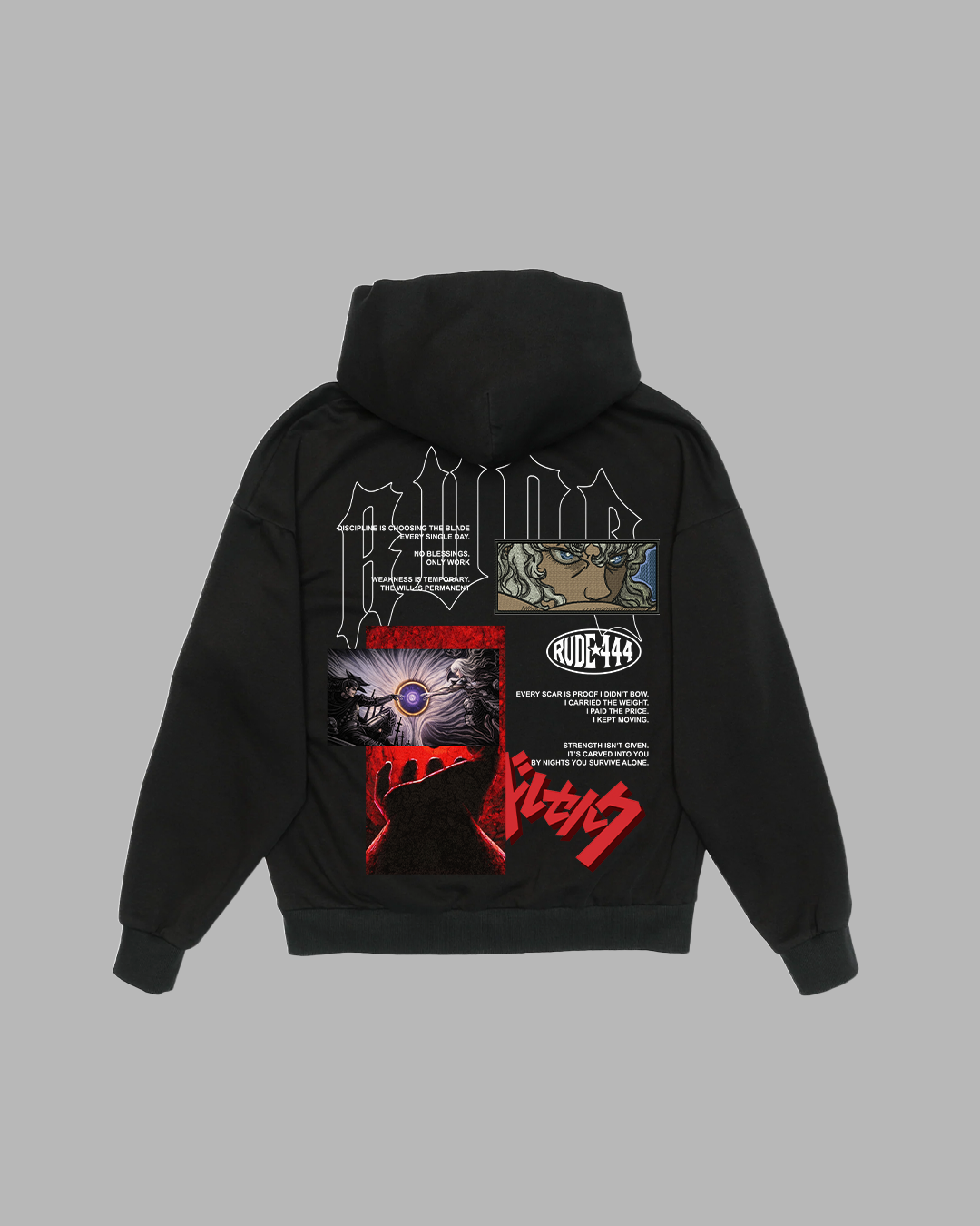 IRON PATH 'PREMIUM' DROP SHOULDER HOODIE