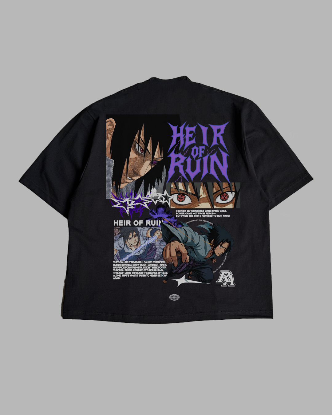 HEIR OF RUIN  PREMIUM OVERSIZED TEE