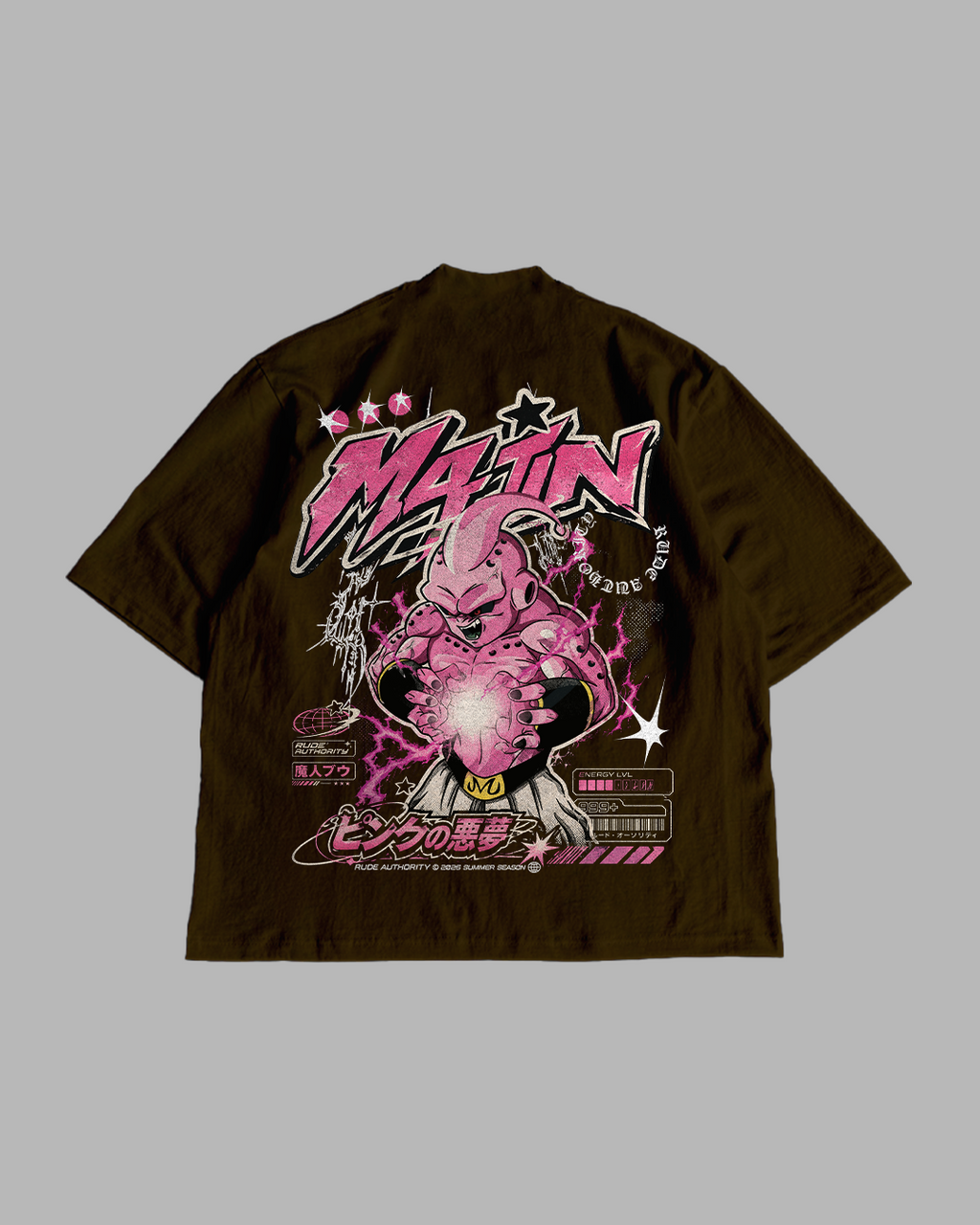 PINK STATE 'PREMIUM' OVERSIZED TEE